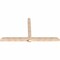 Ekena Millwork Eugene Smooth Timber Gable Bracket, Douglas Fir, 108"W x 58"H x 5 1/2"D x 5 1/2"F, 13/12 Pitch GBW108X58X0606EUG00SDF - alternate 2